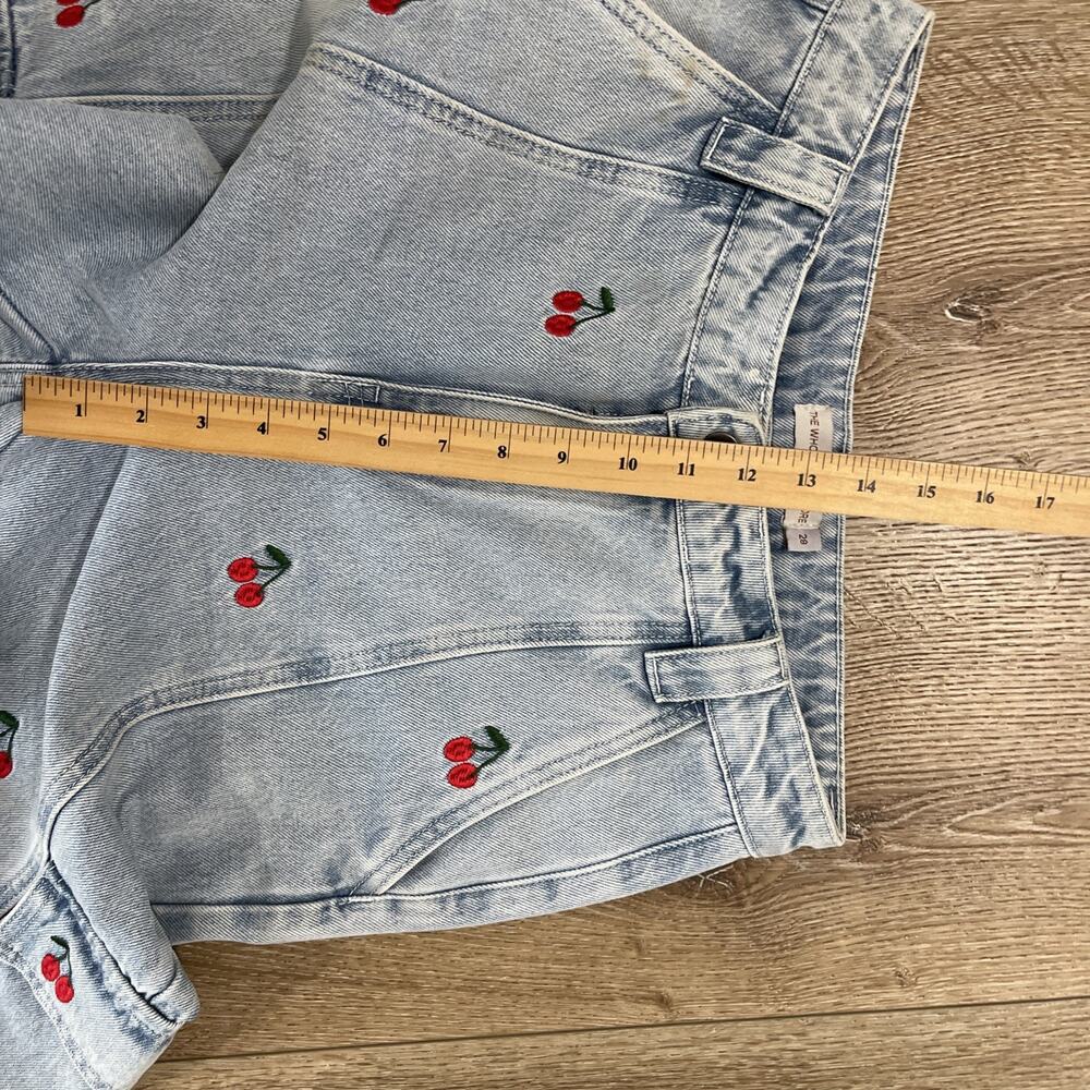 Embroidered Light Blue Boyfriend Jeans - Picture 10 of 14